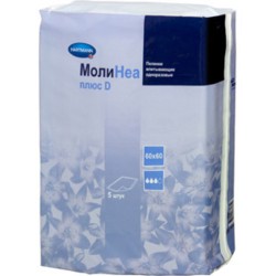 Пеленки впитывающие Molinea плюс Д 5 шт. 1800 мл