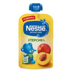 Пюре Nestle персик с 4 мес 90 г