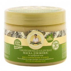 Маска для волос Рецепты бабушки Агафьи Восстановление и блеск оживляющая кедровая на серебряной воде 300 мл